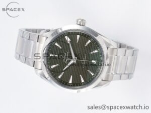Aqua Terra 150m 41mm VSF 1:1 Best Edition Green Dial on SS Bracelet A8900 Super Clone - Image 8