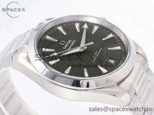 Aqua Terra 150m 41mm VSF 1:1 Best Edition Green Dial on SS Bracelet A8900 Super Clone - Image 6