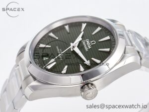 Aqua Terra 150m 41mm VSF 1:1 Best Edition Green Dial on SS Bracelet A8900 Super Clone - Image 5