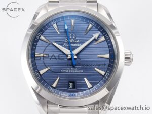 Aqua Terra 150m 41mm VSF 1:1 Best Edition Blue Dial on SS Bracelet A8900 Super Clone - Image 2