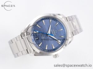 Aqua Terra 150m 41mm VSF 1:1 Best Edition Blue Dial on SS Bracelet A8900 Super Clone - Image 7