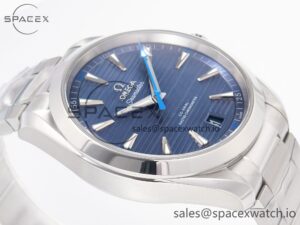 Aqua Terra 150m 41mm VSF 1:1 Best Edition Blue Dial on SS Bracelet A8900 Super Clone - Image 6