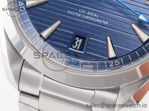 Aqua Terra 150m 41mm VSF 1:1 Best Edition Blue Dial on SS Bracelet A8900 Super Clone - Image 11