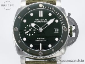 PAM1287 Y VSF 1:1 Best Edition Green Dial on Green Nylon Strap P900 - Image 2