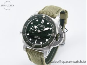 PAM1287 Y VSF 1:1 Best Edition Green Dial on Green Nylon Strap P900 - Image 4