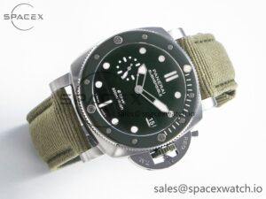 PAM1287 Y VSF 1:1 Best Edition Green Dial on Green Nylon Strap P900 - Image 7