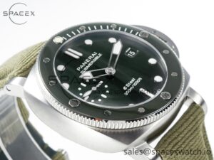 PAM1287 Y VSF 1:1 Best Edition Green Dial on Green Nylon Strap P900 - Image 6