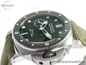 PAM1287 Y VSF 1:1 Best Edition Green Dial on Green Nylon Strap P900 - Image 5