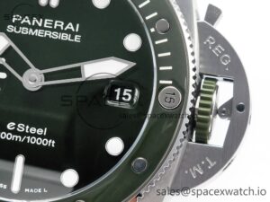 PAM1287 Y VSF 1:1 Best Edition Green Dial on Green Nylon Strap P900 - Image 11