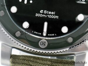 PAM1287 Y VSF 1:1 Best Edition Green Dial on Green Nylon Strap P900 - Image 12