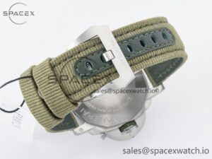 PAM1287 Y VSF 1:1 Best Edition Green Dial on Green Nylon Strap P900 - Image 16