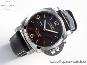 PAM1312 W VSF 1:1 Best Edition Black Dial on Black Leather Strap P.9010 Clone - Image 7