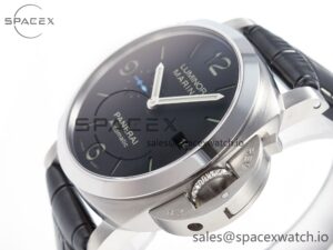PAM1312 W VSF 1:1 Best Edition Black Dial on Black Leather Strap P.9010 Clone - Image 5