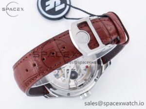 Portuguese Real PR Real Annual Calendar IW5035 ZF 1:1 Best Edition White Dial RG Markers on Brown Leather Strap A52850 - Image 16