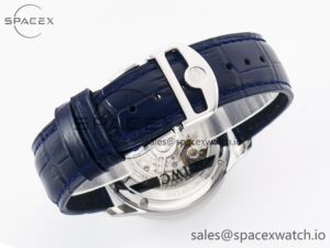 Portuguese Chrono IW371605 ZF 1:1 Best Edition White Dial on Blue Leather Strap A69355 - Image 16