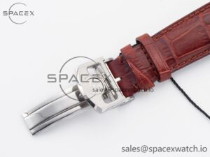 Portuguese Real PR Real Annual Calendar IW5035 ZF 1:1 Best Edition White Dial RG Markers on Brown Leather Strap A52850 - Image 28