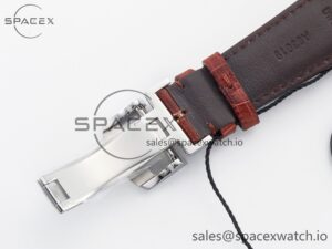 Portuguese Real PR Real Annual Calendar IW5035 ZF 1:1 Best Edition White Dial RG Markers on Brown Leather Strap A52850 - Image 30