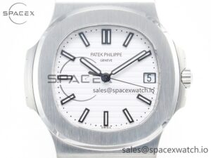 Nautilus 5711/1A PPF 1:1 Best Edition White Textured Dial on SS Bracelet 324CS V3 - Image 2