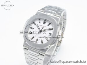 Nautilus 5711/1A PPF 1:1 Best Edition White Textured Dial on SS Bracelet 324CS V3 - Image 4