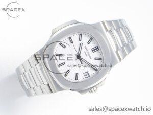 Nautilus 5711/1A PPF 1:1 Best Edition White Textured Dial on SS Bracelet 324CS V3 - Image 7