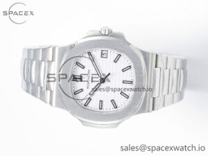Nautilus 5711/1A PPF 1:1 Best Edition White Textured Dial on SS Bracelet 324CS V3 - Image 8