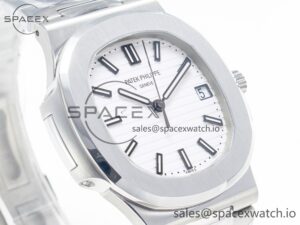 Nautilus 5711/1A PPF 1:1 Best Edition White Textured Dial on SS Bracelet 324CS V3 - Image 3