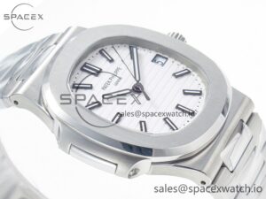 Nautilus 5711/1A PPF 1:1 Best Edition White Textured Dial on SS Bracelet 324CS V3 - Image 6