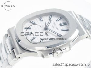 Nautilus 5711/1A PPF 1:1 Best Edition White Textured Dial on SS Bracelet 324CS V3 - Image 5