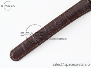 Elegance SBGR261 SS GSF 1:1 Best Edition Cream Dial on Brown Leather Strap NH34 - Image 21