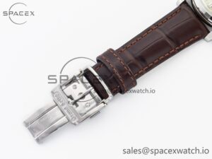 Elegance SBGR261 SS GSF 1:1 Best Edition Cream Dial on Brown Leather Strap NH34 - Image 22