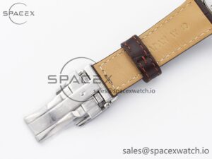 Elegance SBGR261 SS GSF 1:1 Best Edition Cream Dial on Brown Leather Strap NH34 - Image 24