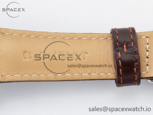 Elegance SBGR261 SS GSF 1:1 Best Edition Cream Dial on Brown Leather Strap NH34 - Image 26
