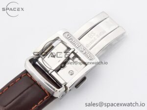 Elegance SBGR261 SS GSF 1:1 Best Edition Cream Dial on Brown Leather Strap NH34 - Image 27