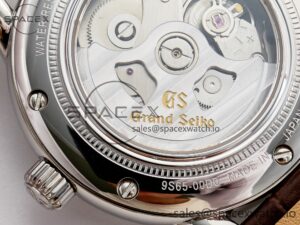 Elegance SBGR261 SS GSF 1:1 Best Edition Cream Dial on Brown Leather Strap NH34 - Image 19