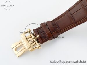Nautilus 5712 RG PPF 1:1 Best Edition Brown Dial on Brown Leather Strap A240 Super Clone V2 - Image 26