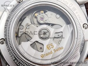 Elegance SBGR261 SS GSF 1:1 Best Edition Cream Dial on Brown Leather Strap NH34 - Image 17