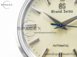 Elegance SBGR261 SS GSF 1:1 Best Edition Cream Dial on Brown Leather Strap NH34 - Image 9