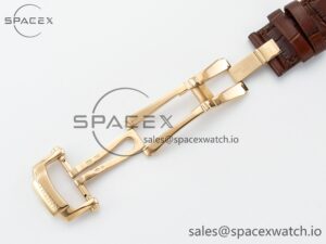 Nautilus 5712 RG PPF 1:1 Best Edition Brown Dial on Brown Leather Strap A240 Super Clone V2 - Image 30