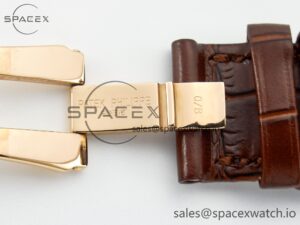 Nautilus 5712 RG PPF 1:1 Best Edition Brown Dial on Brown Leather Strap A240 Super Clone V2 - Image 31