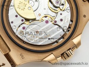 Nautilus 5712 RG PPF 1:1 Best Edition Brown Dial on Brown Leather Strap A240 Super Clone V2 - Image 22