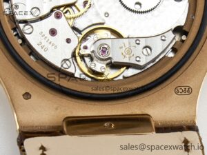 Nautilus 5712 RG PPF 1:1 Best Edition Brown Dial on Brown Leather Strap A240 Super Clone V2 - Image 23