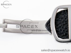 Tank Solo Ladies 33.7mm SS AF 1:1 Best Edition White Dial on Black Leather Strap Ronda Quartz - Image 17