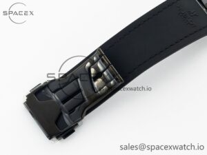 Classic Fusion 42mm Real Black Ceramic YDF 1:1 Best Edition Carbon Dial RG Bezel on Black Gummy Strap SW300 - Image 22