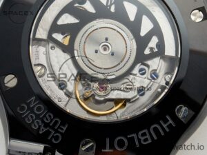 Classic Fusion 42mm Real Black Ceramic YDF 1:1 Best Edition Carbon Dial RG Bezel on Black Gummy Strap SW300 - Image 18