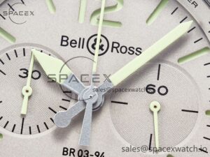 BR 03-94 Horolum Chronograph 1:1 Best Edition Brown Dial on Leather Strap Asia 7750 - Image 10