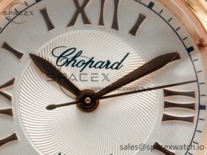 Happy Sports 30MM YF RG White Dial on Green Leather Strap A2892 - Image 9