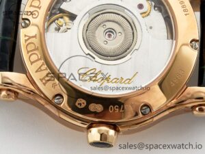 Happy Sports 30MM YF RG White Dial on Green Leather Strap A2892 - Image 17