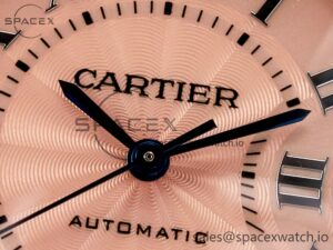 Ballon Bleu 33mm SS AF 1:1 Best Edition Pink Dial on SS Bracelet SEIKO NH05A - Image 9