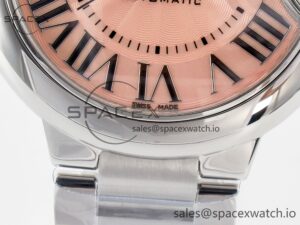 Ballon Bleu 33mm SS AF 1:1 Best Edition Pink Dial on SS Bracelet SEIKO NH05A - Image 11