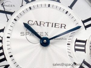 Ballon Bleu 33mm SS AF 1:1 Best Edition White Textured Dial on SS Bracelet Ronda Quartz - Image 9